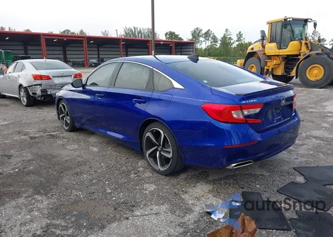 2021 Honda Accord Sport z USA, uszkodzony, nr VIN 1HGCV1F37MA085779
